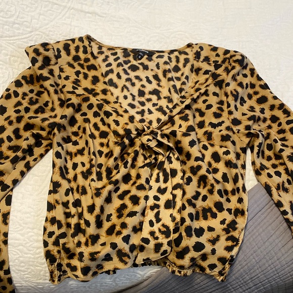 Leopard Print Blouse - Picture 1 of 4
